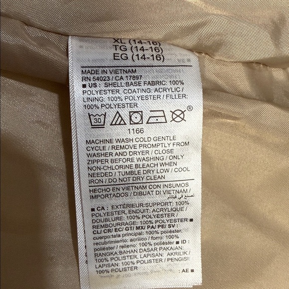 Old Navy Tan Puffer Vest - Picture 5 of 8